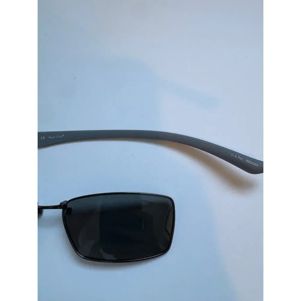 NWOT MAGIC CLIP M 422 Eyeglasses Matte Satin Gun 54-17-145